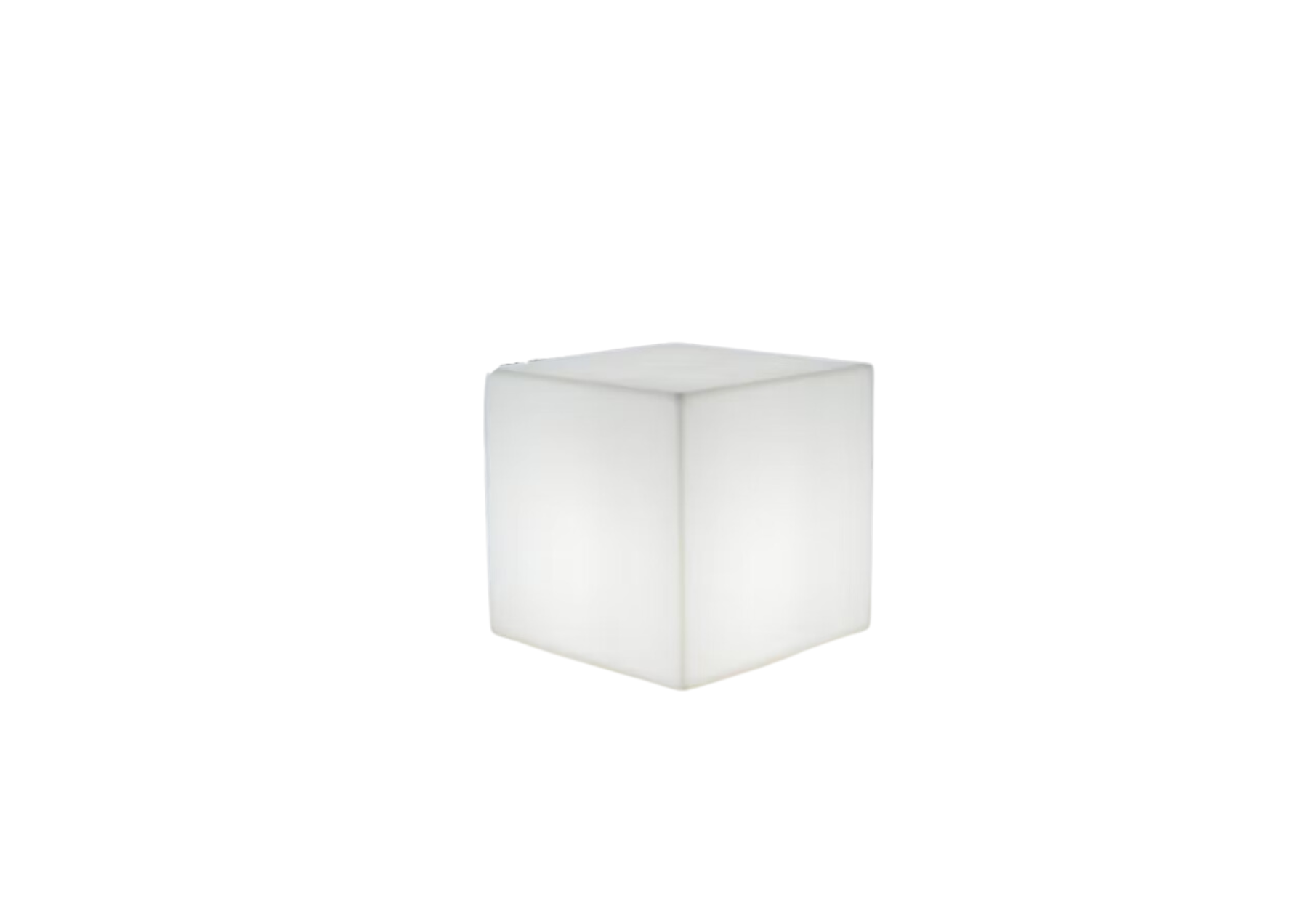 Cube lumineux blanc 