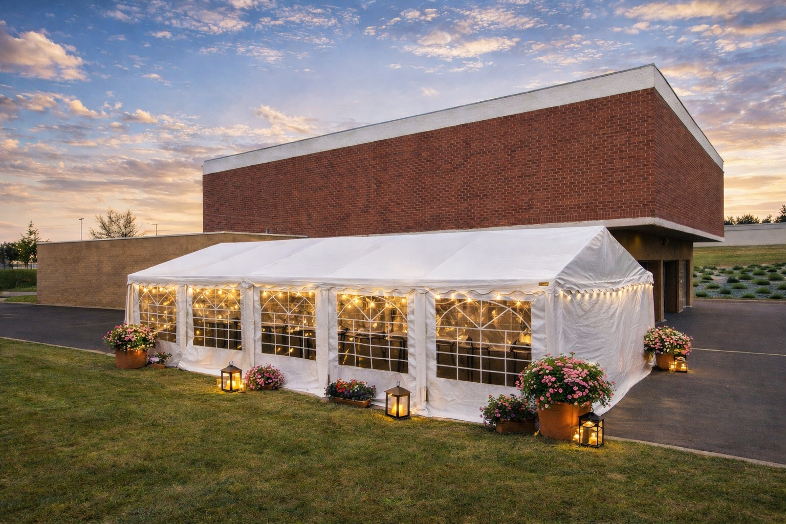 2. Tente de réception 50M2 - 5x10