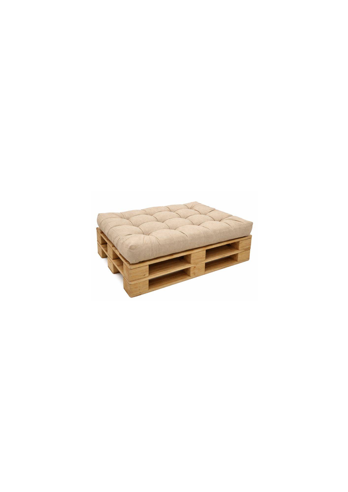 Banquette palette avec coussin confort