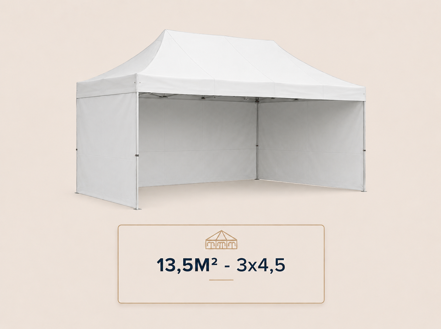 Chapiteau 3x4,5 - 13,5M2